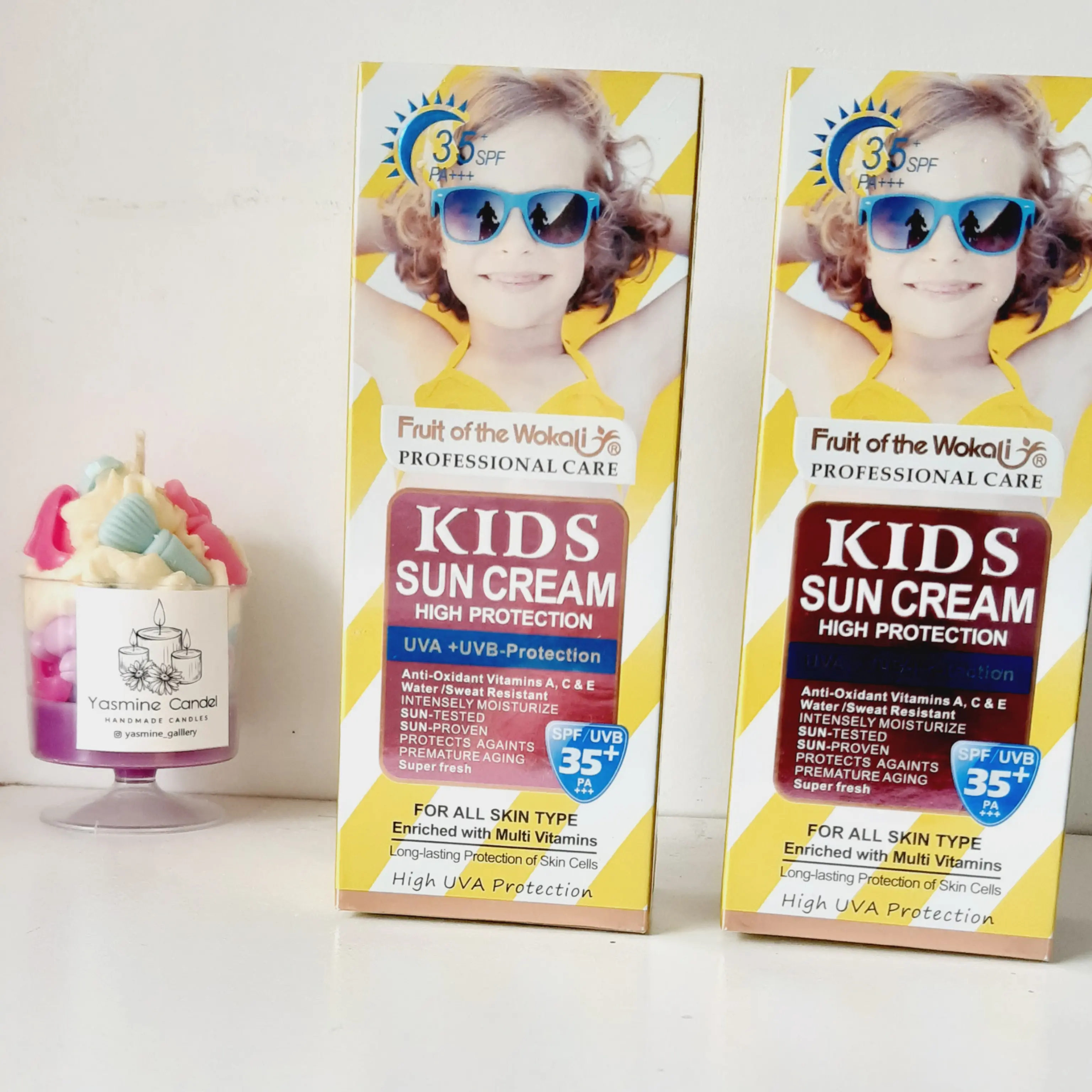 کرم ضدآفتاب کودک وکالی SPF30 و SPF35 حجم 130 میل